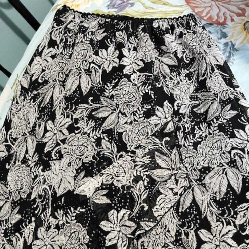 Floral Midi Skirt